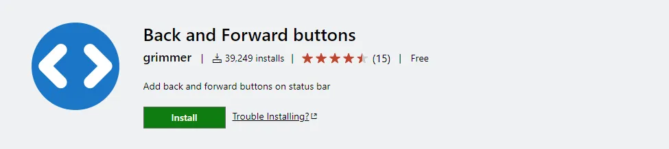 Back and Forward buttons